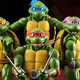 Illustration for article titled These Teenage Mutant Ninja Turtles Figures Look Like They've Stepped Right Out of the Cartoon